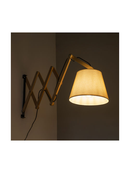 GloboStar Talisha Φωτιστικό Τοίχου Μπεζ 30x15εκ. GloboStar Talisha Φωτιστικό Τοίχου Μπεζ 30x15εκ.