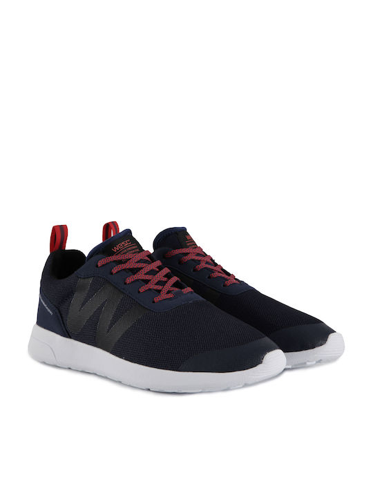 Wesc Runner Low Top Sneakers Navy Blue