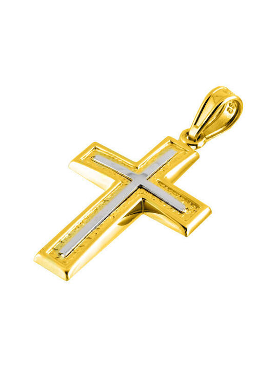 Men's Gold Cross 14K with Chain