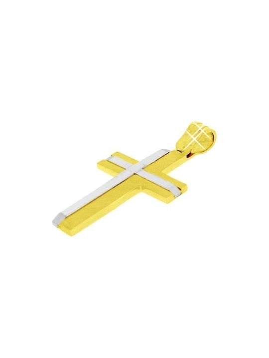 Xrisokosmima Herren Gold Kreuz 9K