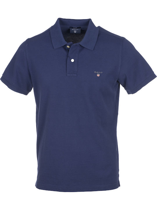 Gant Men's Blouse Polo Navy Blue