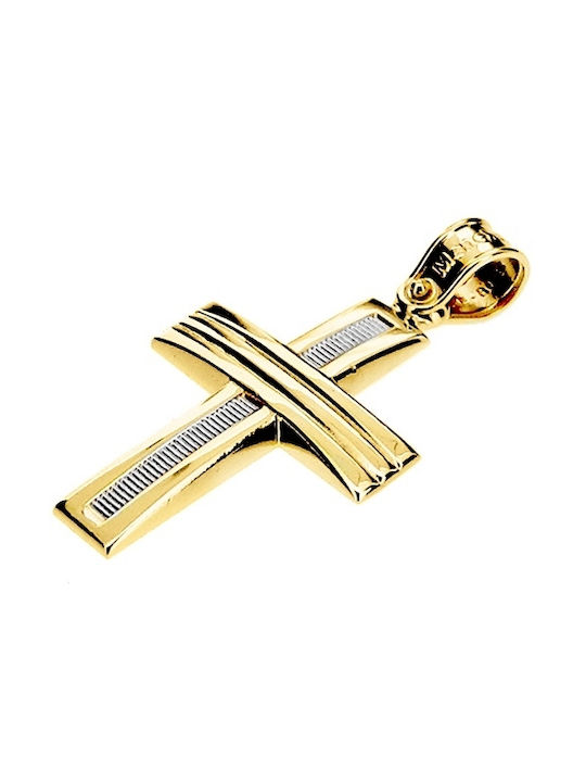 Xrisokosmima Men's Gold Cross 14K with Chain