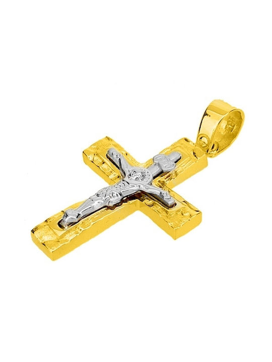 Xrisokosmima Men's Gold Cross 14K with Chain