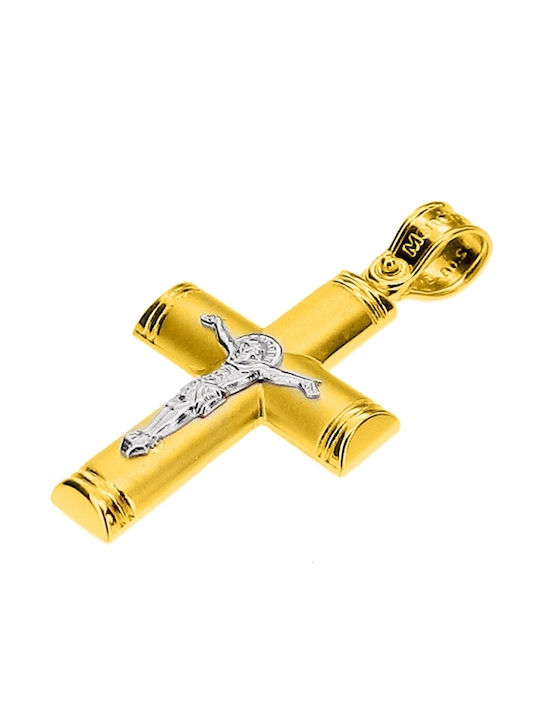 Xrisokosmima Men's Gold Cross 14K with Chain