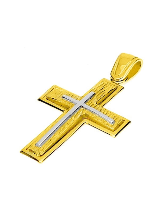 Xrisokosmima Men's Gold Cross 14K with Chain