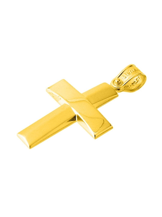 Xrisokosmima Men's Gold Cross 14K with Chain