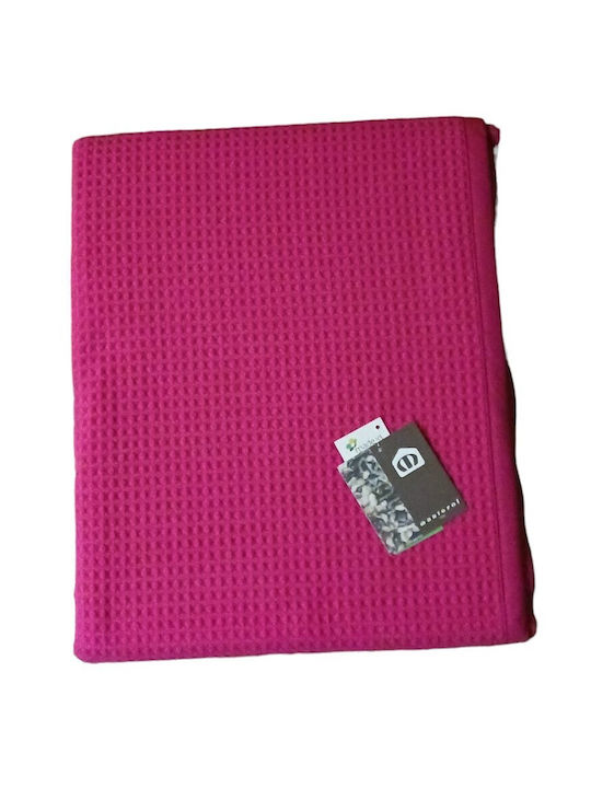 Manterol Casa Malta 001 Pique Blanket Single 160x240cm Turquoise