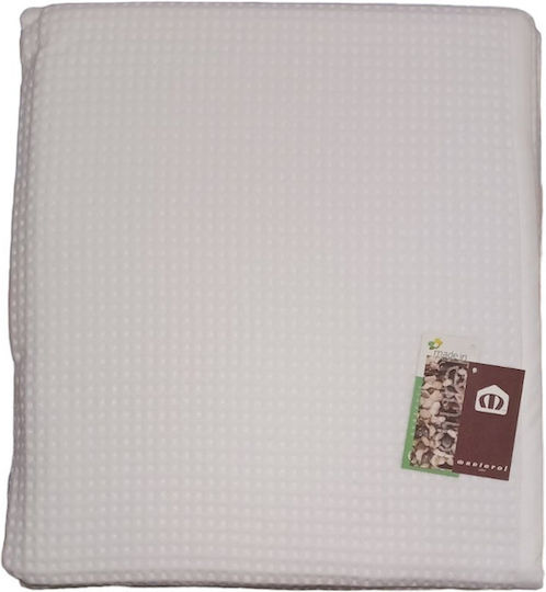 Manterol Casa Malta 001 Κουβέρτα Πικέ Μονή 160x240εκ. Τιρκουάζ