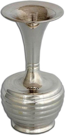 SilverBrand.gr Decorative Vase Silver 5x10cm