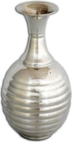 SilverBrand.gr Decorative Vase Silver 6x11cm