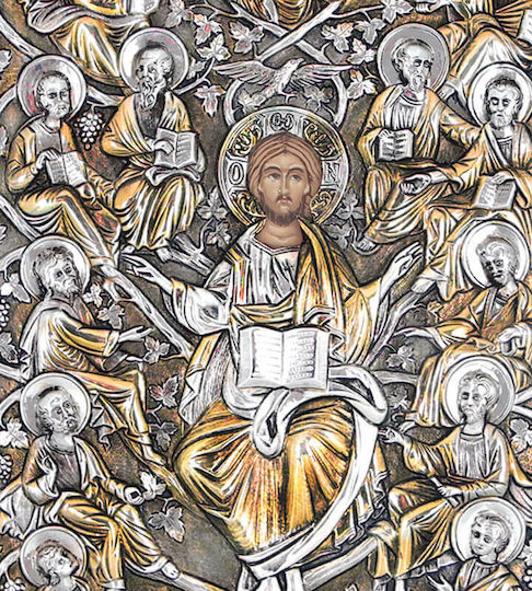 SilverBrand.gr Εικόνα Echte Rebe Silber 28x22cm