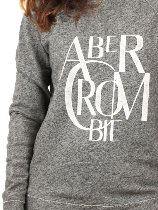 Abercrombie & Fitch Women's Sweatshirt Gray