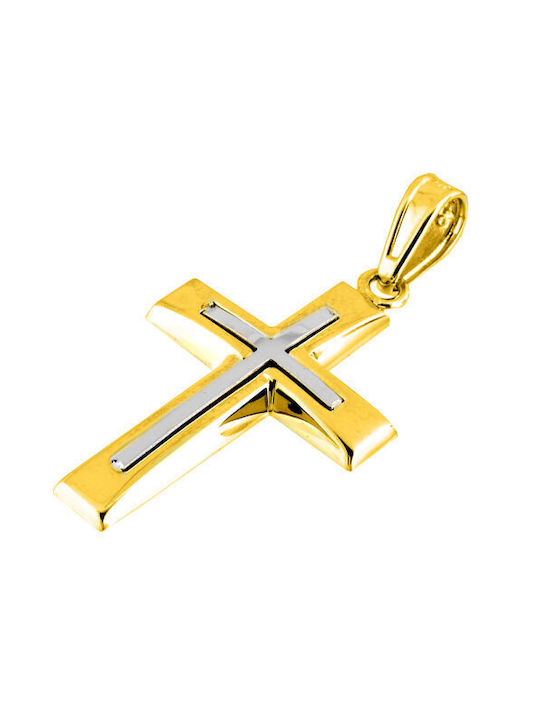 Men's Gold Cross 14K with Chain