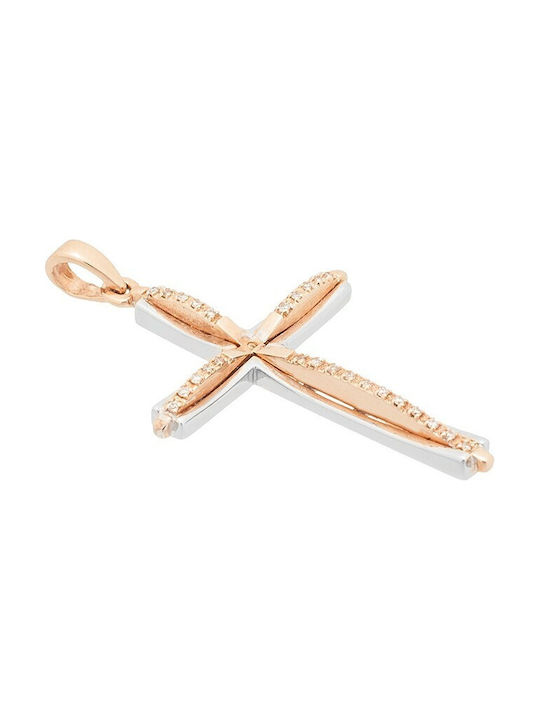 Vitopoulos Women's Gold Cross 18K