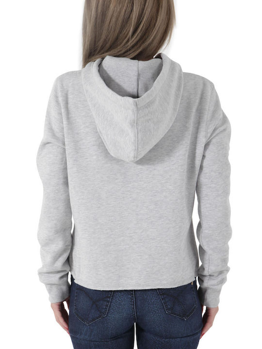 2nd Skin SSL444-6217 Women's Hooded Fleece Sweatshirt Gray