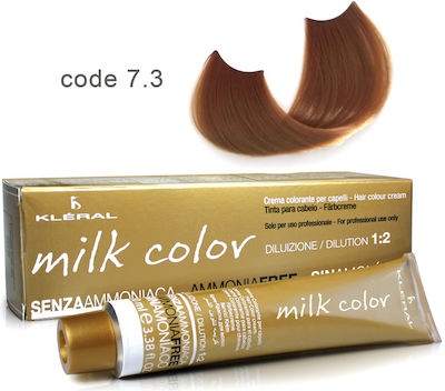Kleral Milk Color Ammonia Free Colouring Cream 7.3