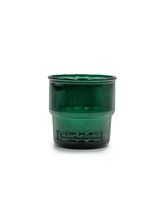 Glass Drops Glass Water made of Glass in Green Color 300ml