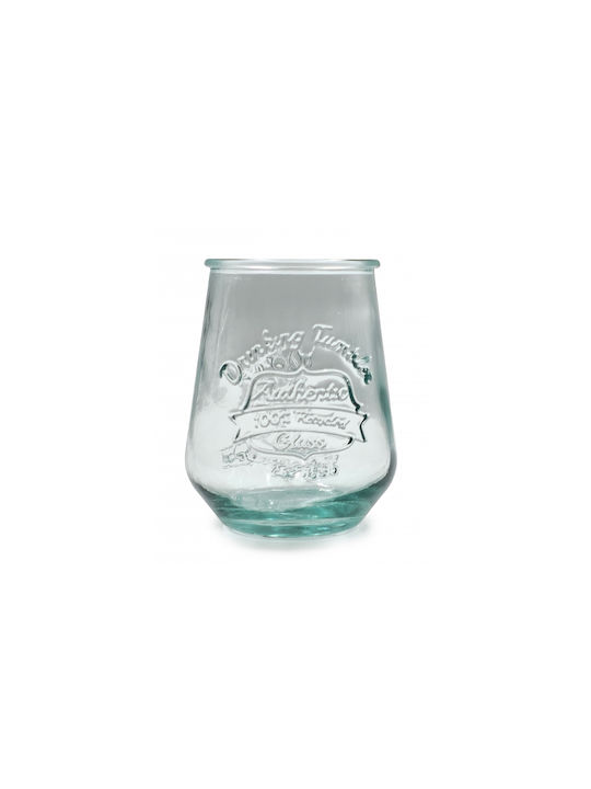 Glass Drops Glass Water made of Glass in Green Color 400ml