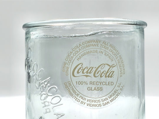 Glass Drops Glas Wasser aus Glas in Grün Farbe 550ml