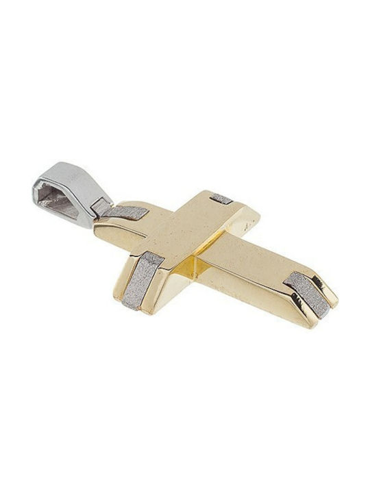 Vitopoulos Herren Gold Kreuz 14K