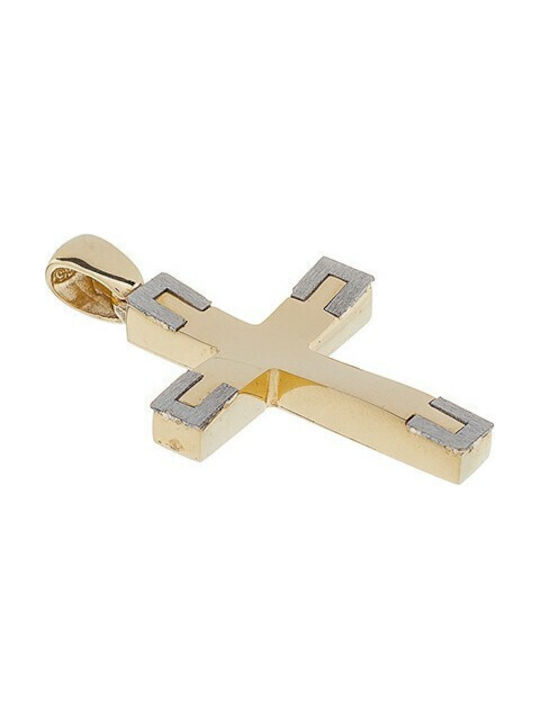 Vitopoulos Men's Gold Cross 14K