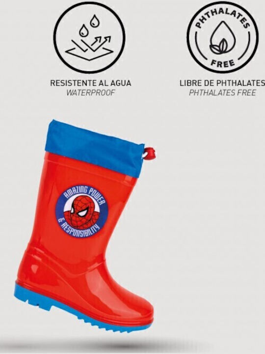 Kinder Gummistiefel Spiderman Rote