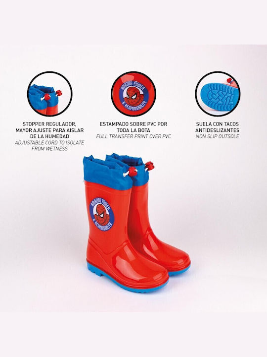 Kinder Gummistiefel Spiderman Rote