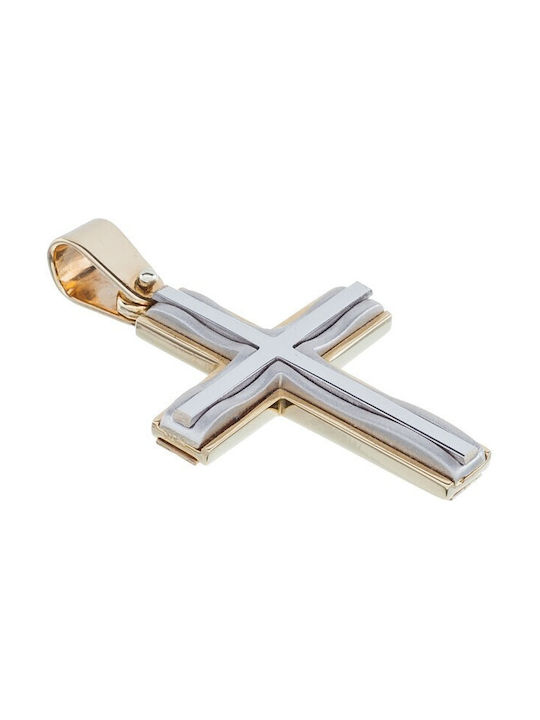 Vitopoulos Men's Gold Cross 14K