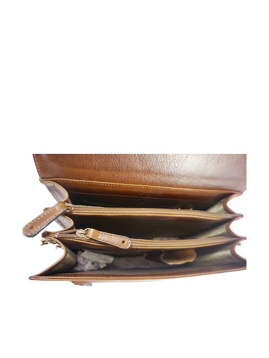 Leather Men's Bag Shoulder / Crossbody Coffee