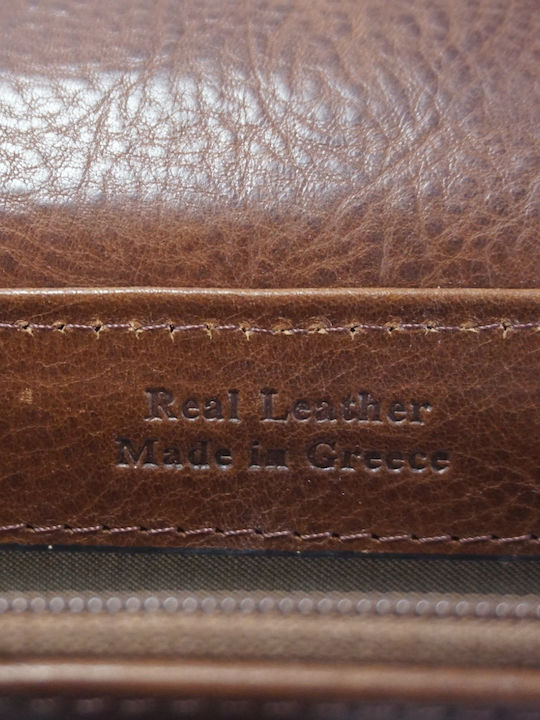 Leather Men's Bag Shoulder / Crossbody Coffee