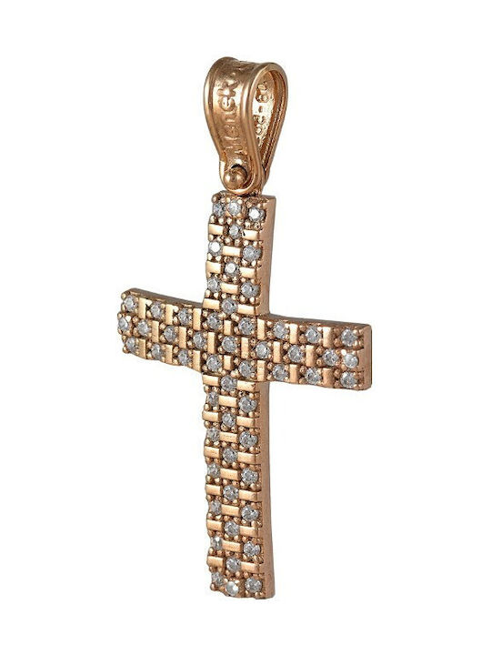 Women's Rose Gold Plated Cross