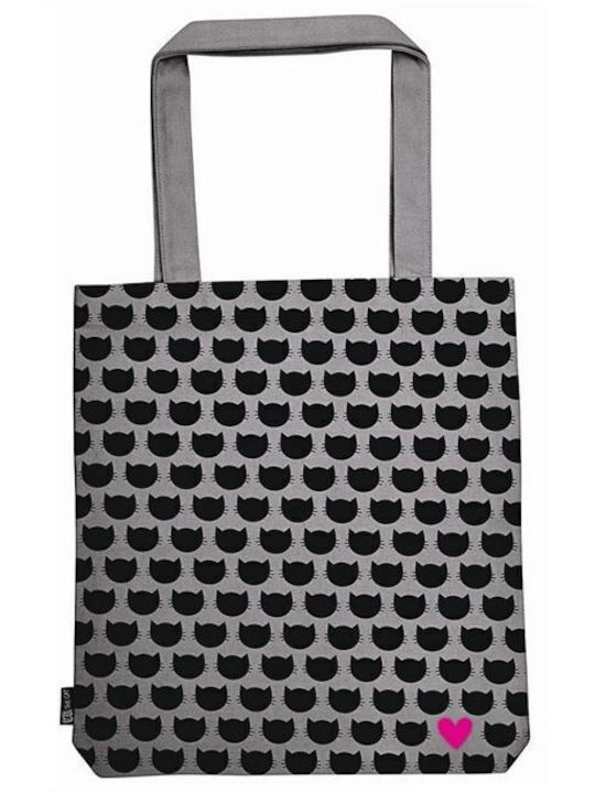 Moses Shopper Υφασμάτινη Τσάντα για Ψώνια σε Γκρι χρώμα Moses Shopper Υφασμάτινη Τσάντα για Ψώνια σε Γκρι χρώμα