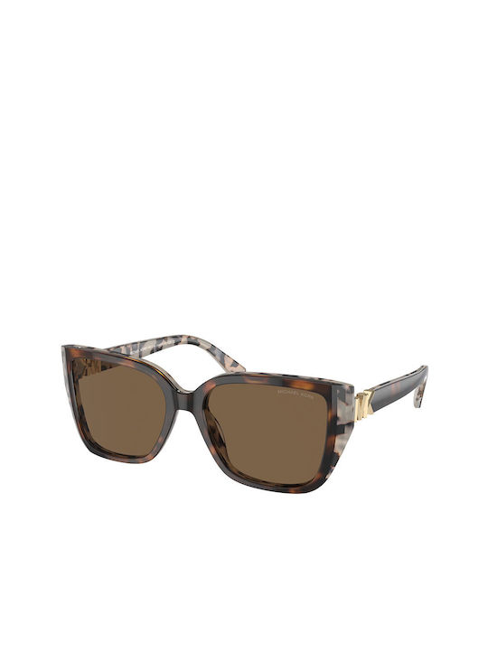 Michael Kors Women's Sunglasses with Brown Tartaruga Plastic Frame and Brown Lens MK2199 395173