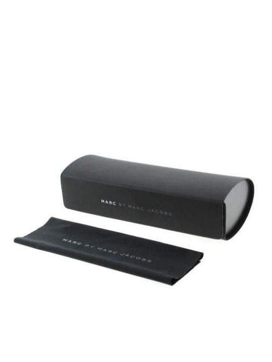 Marc Jacobs Sonnenbrillen Türkis mit Horn umrandetem Rahmen