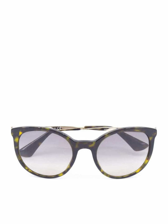 Prada Prada Women's Sunglasses with Brown Tartaruga Frame and Gradient Lenses SPR17S 2AU3D0