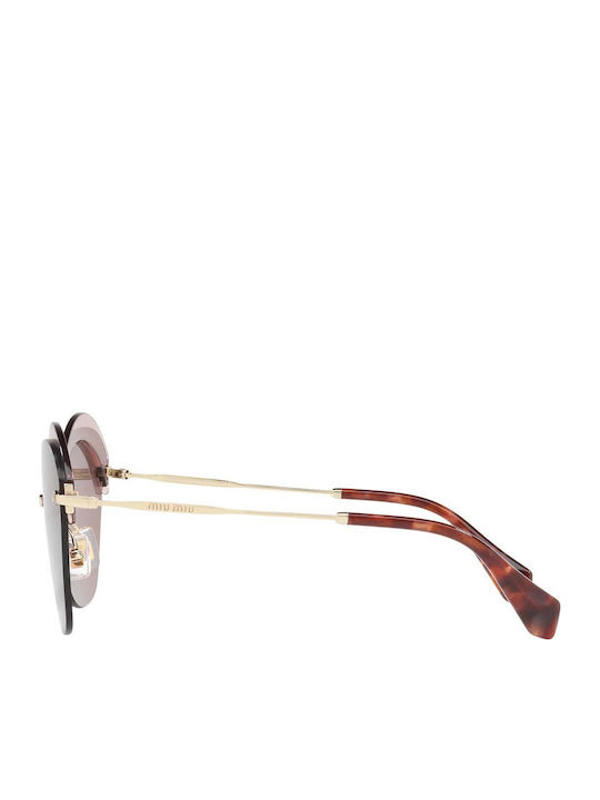 Miu Miu Women's Sunglasses with Purple Metal Frame SMU53SS/VX36X1