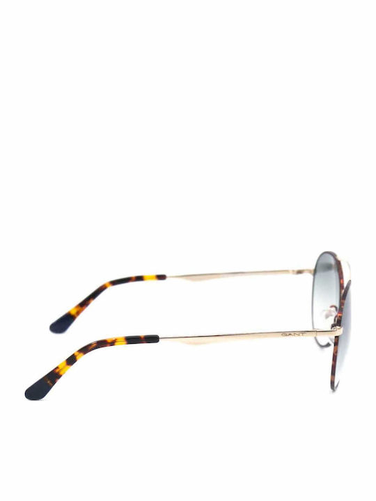 Gant Men's Sunglasses with Brown Metal Frame GA8058 47P