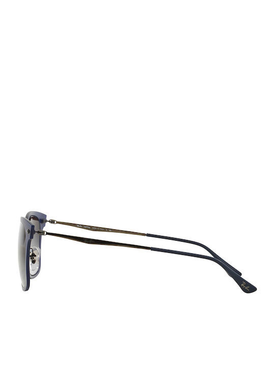 Ray Ban Wayfarer Light Ray Унисекс Слънчеви Очила с Син Рамка и Лилави Преливащи Стъкла