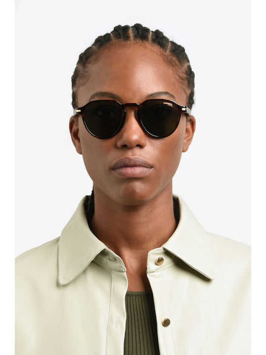 Carrera Men's Sunglasses with Brown Tartaruga Horn-Rimmed Frame and Grey Lens 314/S 086QT