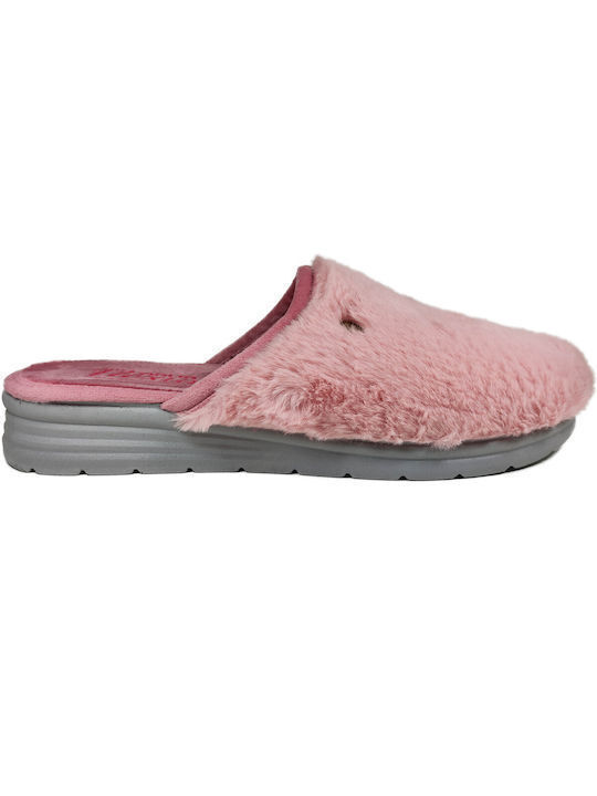 Tiglio Anatomic Women's Slippers with Fur Pink