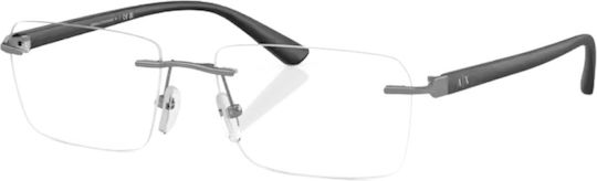 Armani Exchange Men's Metal Prescription Eyeglass Frame Grey AX1064 6003