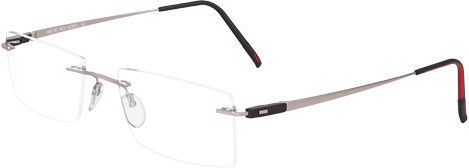 Silhouette Transparenter Männlicher Metallischer Brillengestell 5502 BO 6510