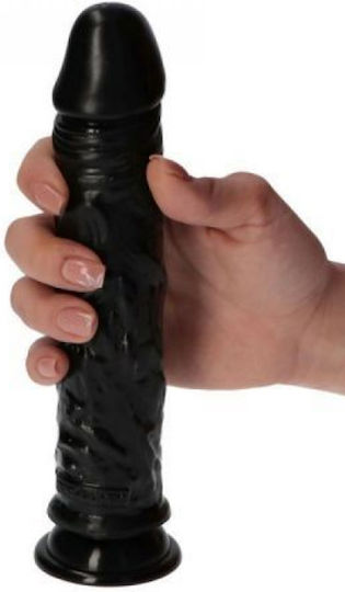 Toyz4lovers Italian Cock Реалистично дилдо Със смукателна чашка Черно 18см
