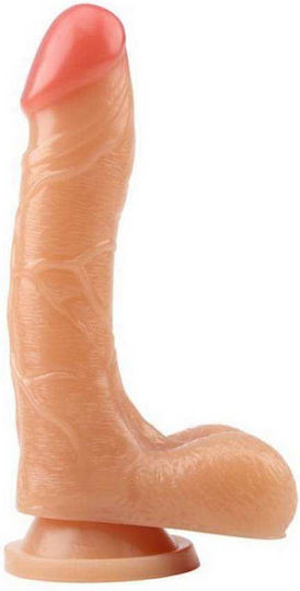 Chisa Novelties Keep Love Poem Dildo Реалистично дилдо с Топки и Вендуза Телесен 20см