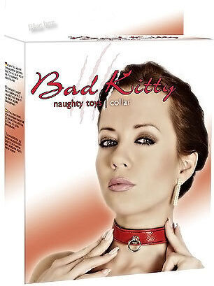 You2Toys Bad Kitty Bondage Collar Collar in Red Color