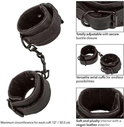 Calexotics Boundless Wrist Cuffs Χειροπέδες σε Μαύρο Χρώμα