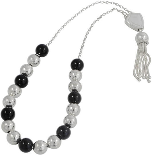 SilverBrand.gr Sorgenperlen aus Silber Länge 1cm Silber