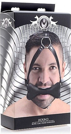 XR Master Series Hound Bone Gag Head Harness Knebel
