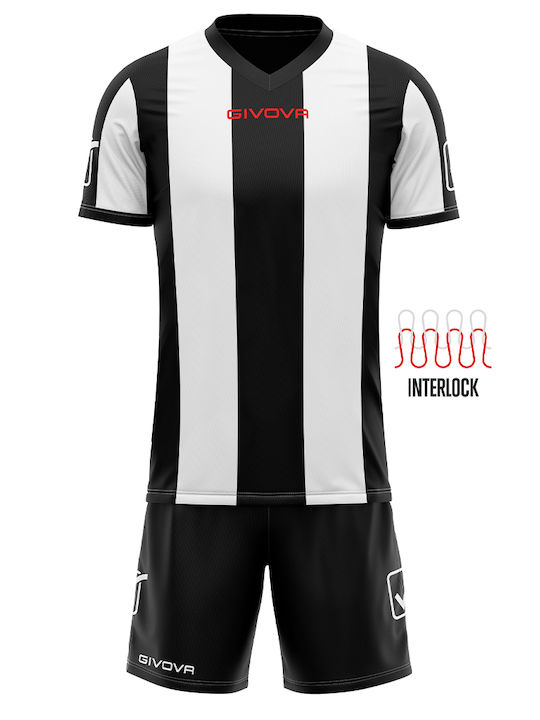 Givova Kit Catalano Black/White