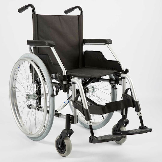 Meyra Vario 1750 Wheelchair 24-inch Folding Light Type 43cm Silver
